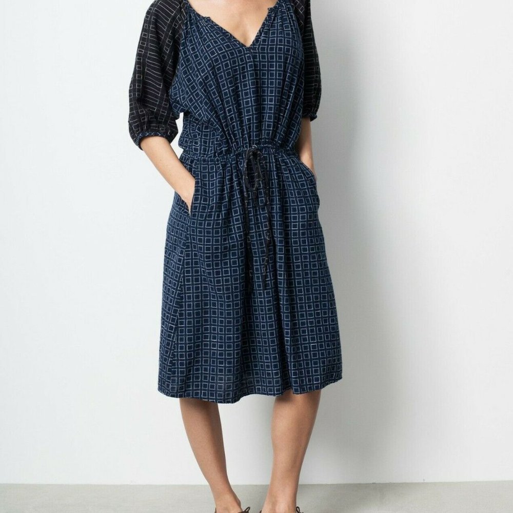 ACE & jig Meadow Dress in Lattice and Bangle cotton size small